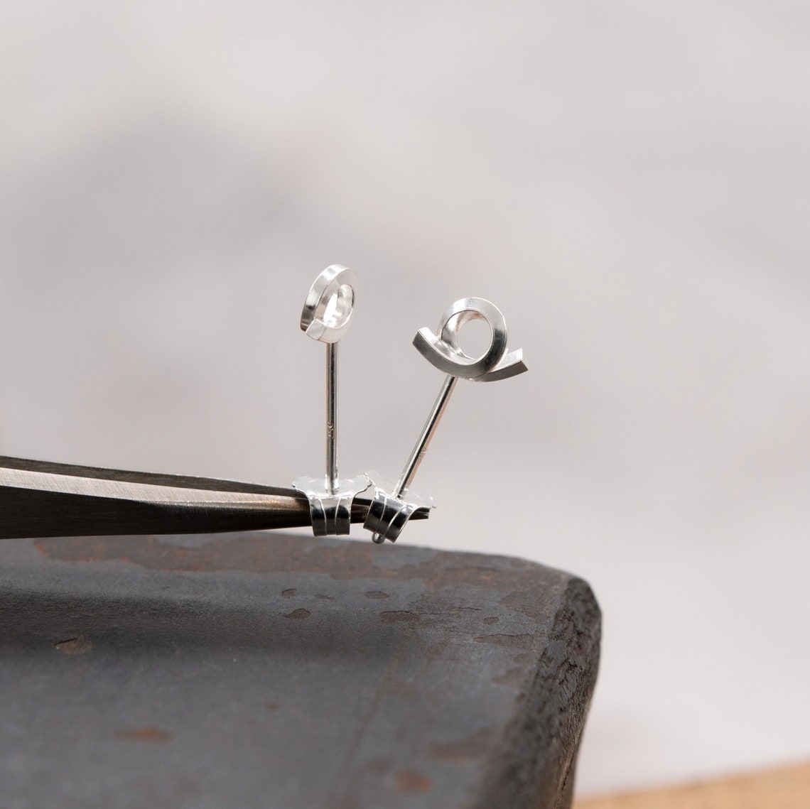 Puces d'oreilles torsadées N°7