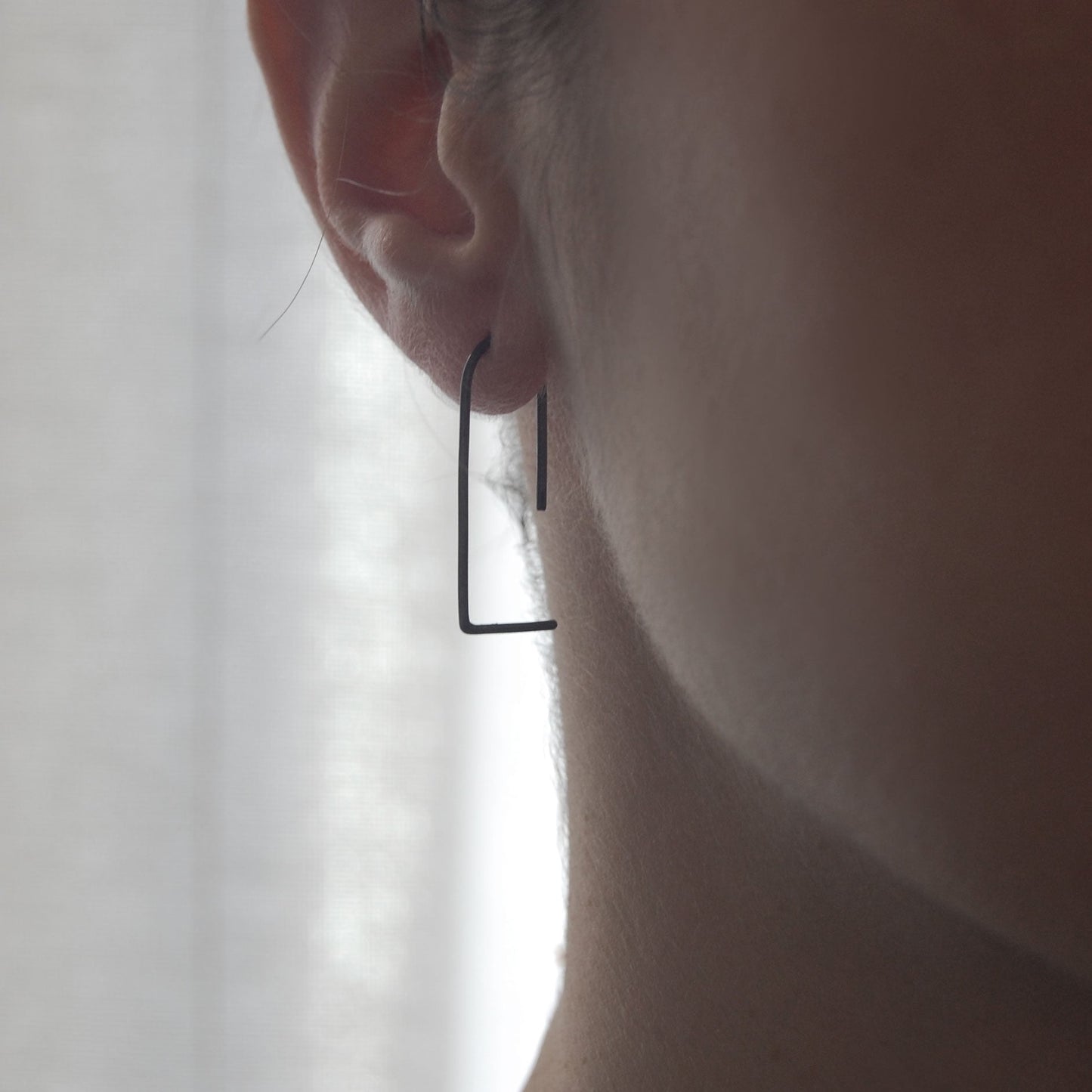 Boucles d'oreilles minimaliste pendantes N°5