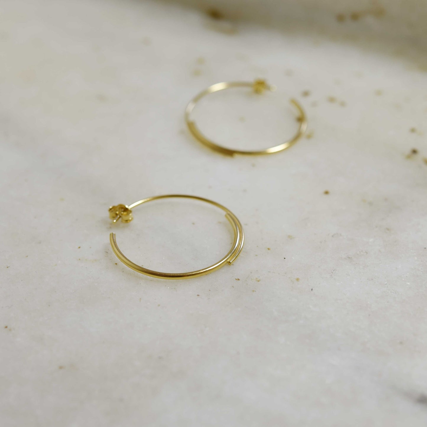 Gold filled hoop earrings N°5 AgJc -3