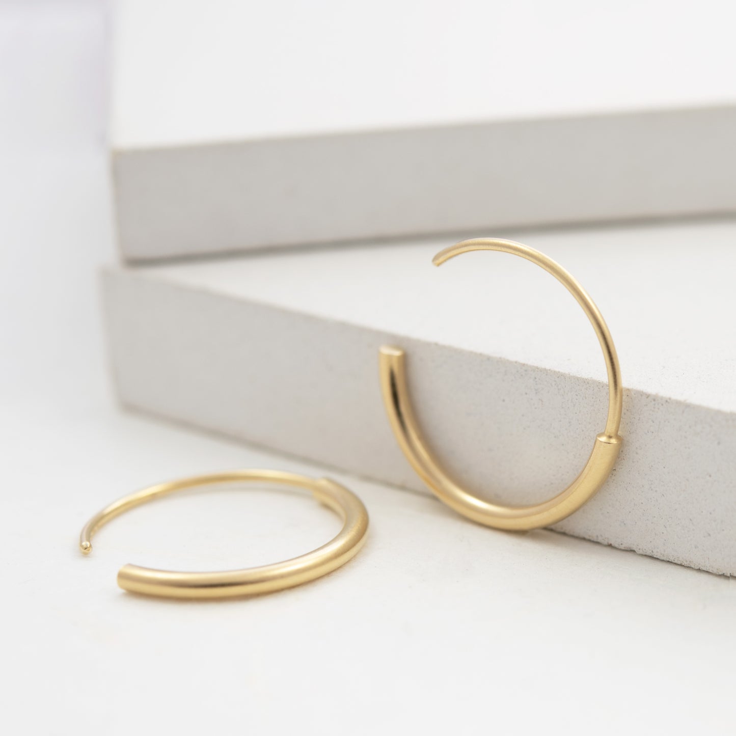 The perfect gold hoops by AgJc