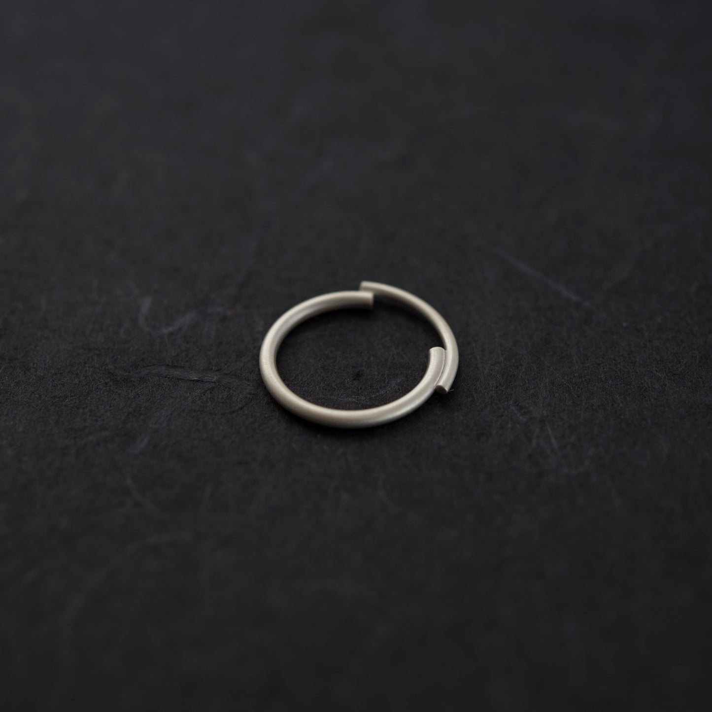 Architectural silver ring N°3