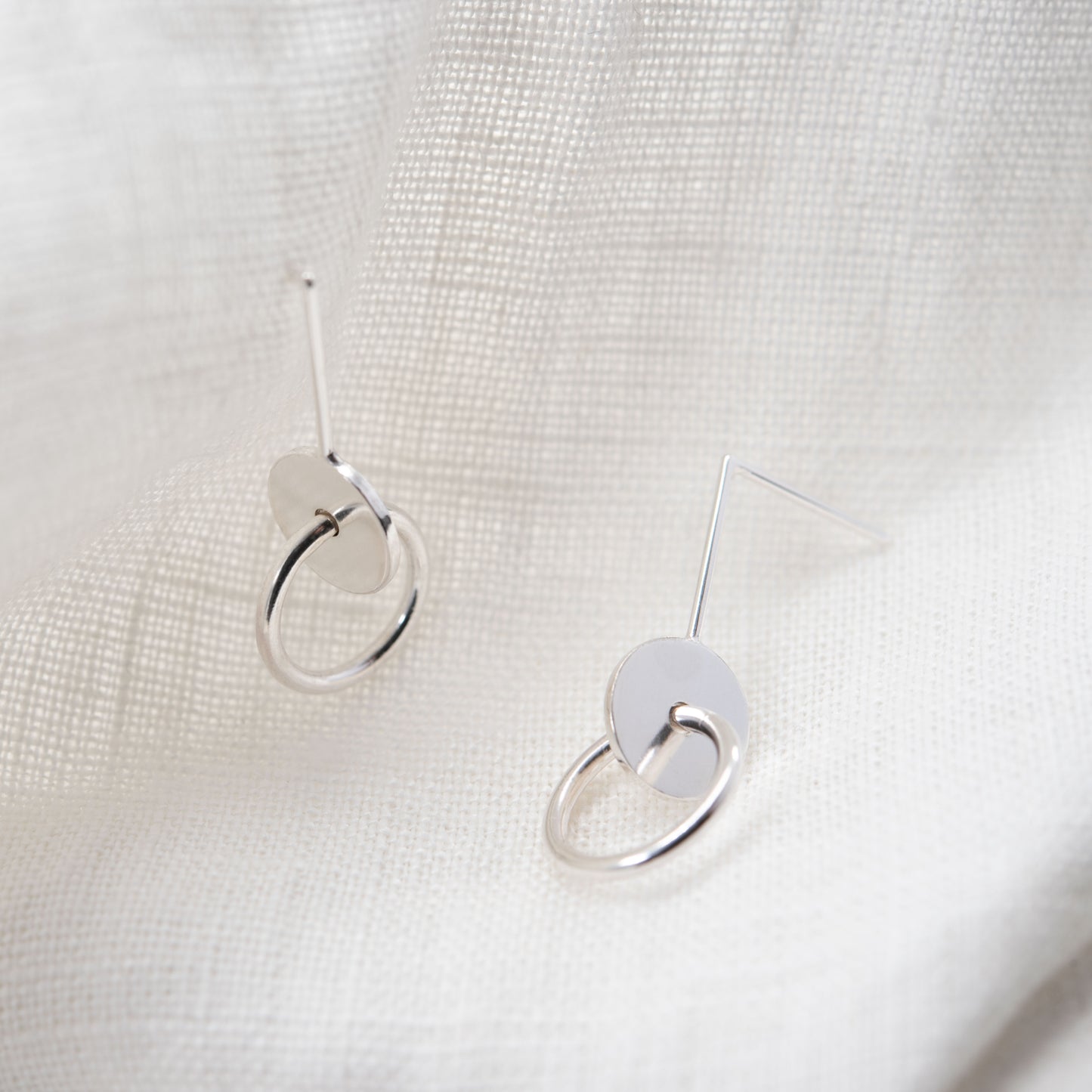 Interlocking circles earrings N°11