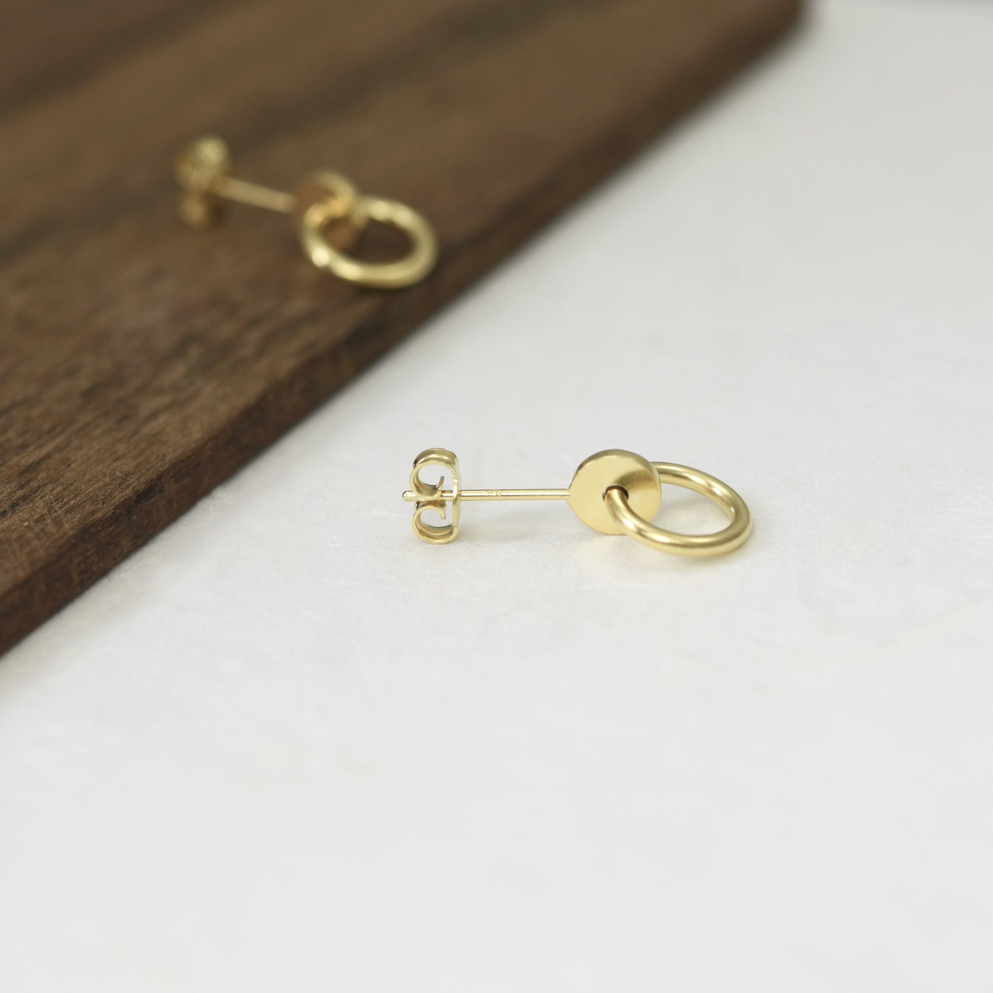 Small Gold stud by AgJc