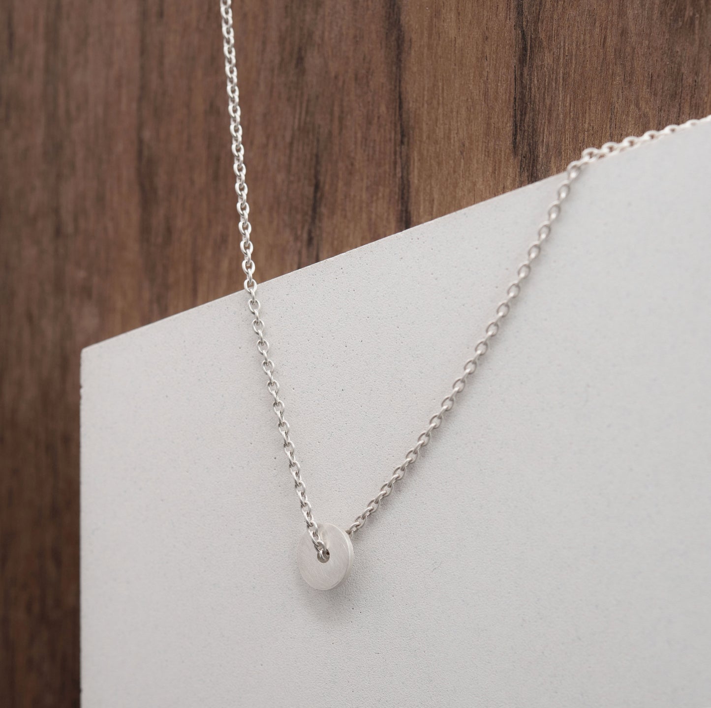 Dainty DOT necklace N°16 in gold plated silver or silver
