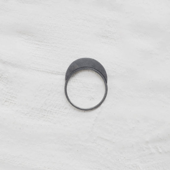 Quarter moon ring N°36 AgJc  - 1